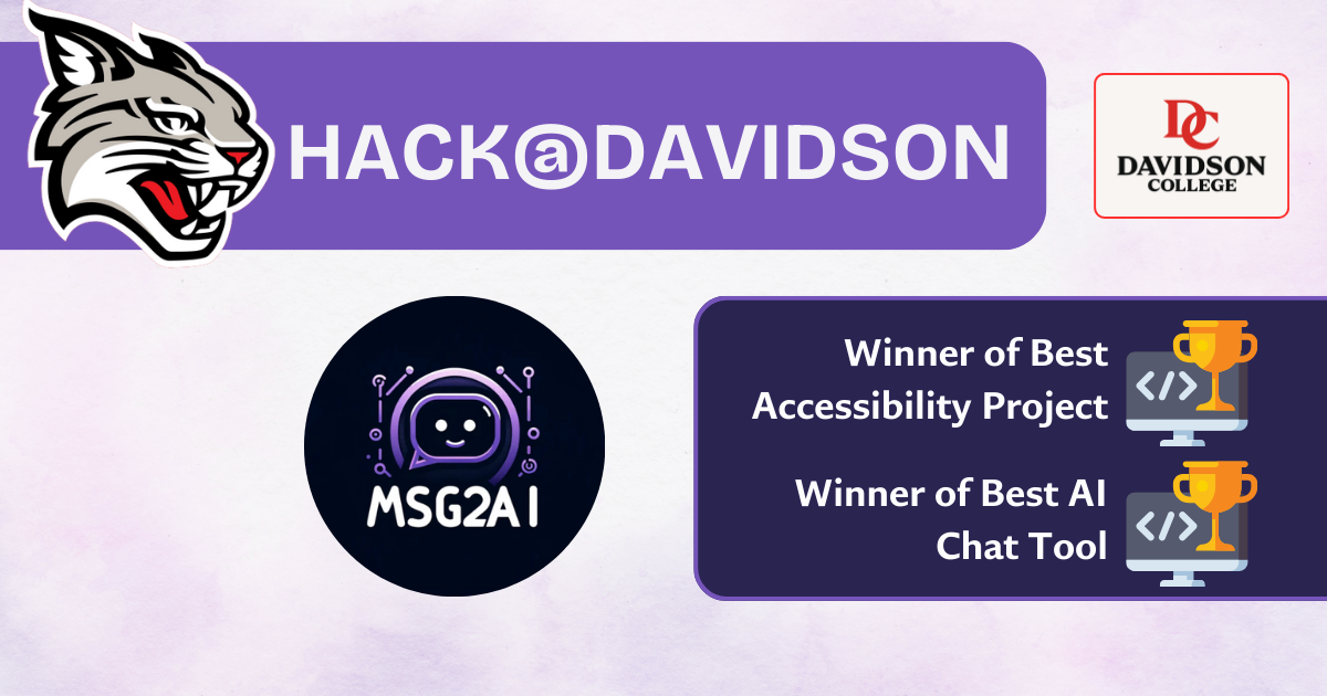 Msg2AI Powers HyperFocus & BrokeNoMo to Hackathon Victory